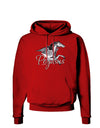 Pegasus Color Illustration Dark Hoodie Sweatshirt-Hoodie-TooLoud-Red-Small-Davson Sales