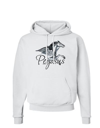 Pegasus Color Illustration Hoodie Sweatshirt-Hoodie-TooLoud-White-Small-Davson Sales