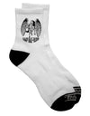 Pegasus Dark Adult Socks - A Must-Have for Camp Half-Blood Enthusiasts - TooLoud-Socks-TooLoud-Short-Ladies-4-6-Davson Sales