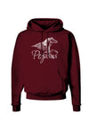 Pegasus Illustration Dark Hoodie Sweatshirt-Hoodie-TooLoud-Maroon-Small-Davson Sales