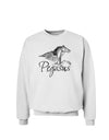 Pegasus Illustration Sweatshirt-Sweatshirts-TooLoud-White-Small-Davson Sales