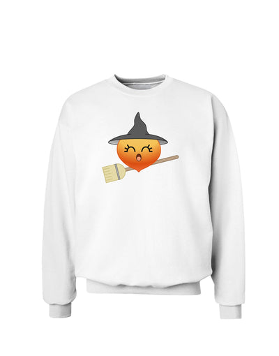 Penelope Peach Witch - Cute Fruit Sweatshirt-Sweatshirts-TooLoud-White-Small-Davson Sales