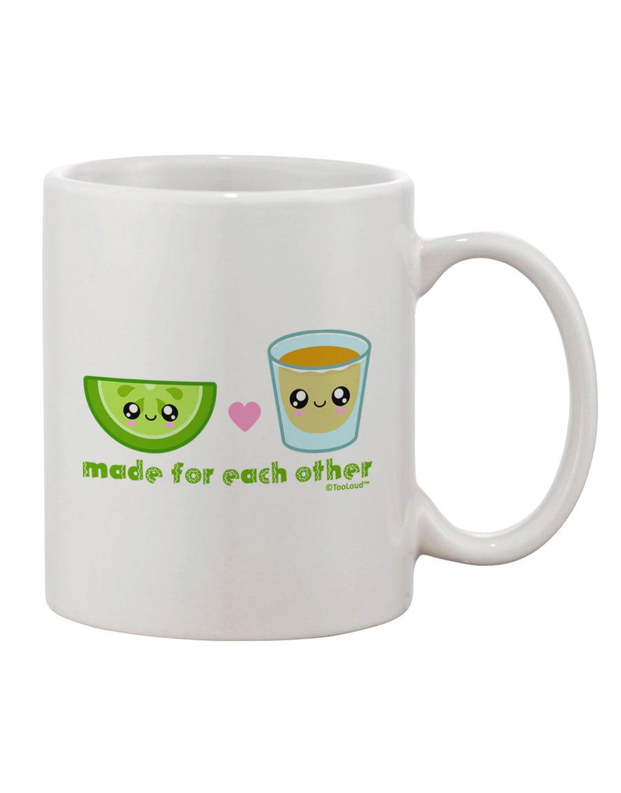 Perfect Pairing: Tequila Shot and Lime - Exquisite 11 oz Coffee Mug by TooLoud-11 OZ Coffee Mug-TooLoud-White-Davson Sales