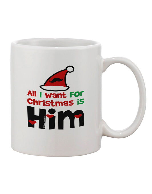 Perfectly Coordinated His & Hers Printed 11 oz Coffee Mug - Expertly Crafted Drinkware TooLoud-11 OZ Coffee Mug-TooLoud-White-Davson Sales