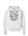 Personalized Bachelorette Party - Last Fling Before the Ring Hoodie Sweatshirt-Hoodie-TooLoud-White-Small-Davson Sales