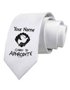 Personalized Cabin 10 Aphrodite Printed White Necktie