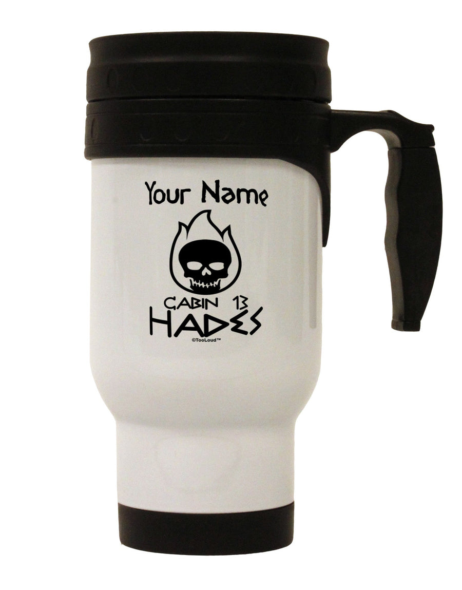 Personalized Cabin 13 Hades Stainless Steel 14oz Travel Mug-Travel Mugs-TooLoud-White-Davson Sales