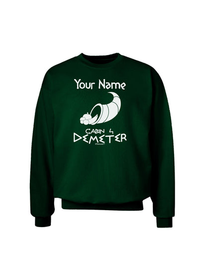 Personalized Cabin 4 Demeter Adult Dark Sweatshirt-Sweatshirts-TooLoud-Deep-Forest-Green-Small-Davson Sales