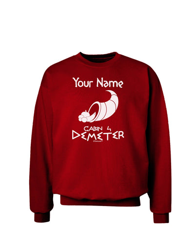 Personalized Cabin 4 Demeter Adult Dark Sweatshirt-Sweatshirts-TooLoud-Deep-Red-Small-Davson Sales