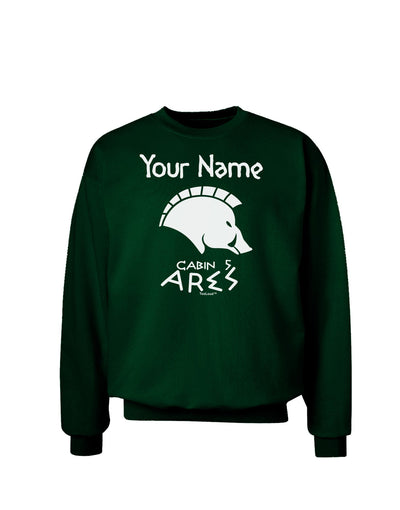 Personalized Cabin 5 Ares Adult Dark Sweatshirt by-Sweatshirts-TooLoud-Deep-Forest-Green-Small-Davson Sales