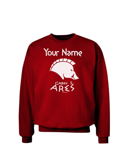 Personalized Cabin 5 Ares Adult Dark Sweatshirt by-Sweatshirts-TooLoud-Deep-Red-Small-Davson Sales