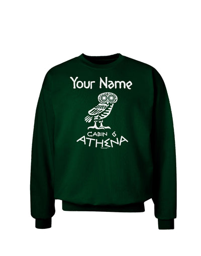 Personalized Cabin 6 Athena Adult Dark Sweatshirt by-Sweatshirts-TooLoud-Deep-Forest-Green-Small-Davson Sales