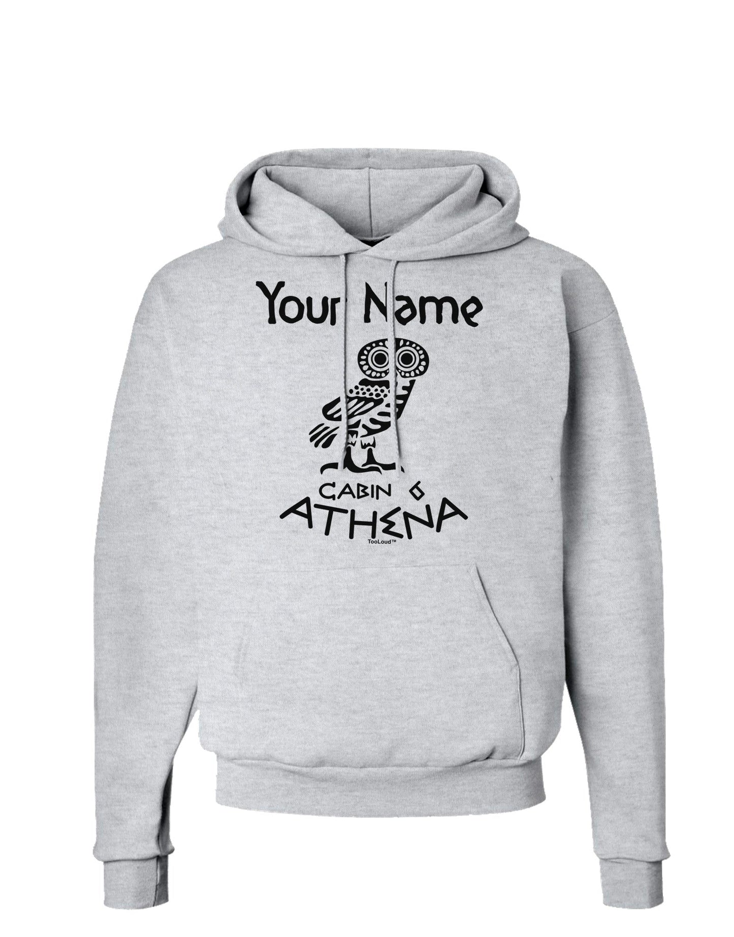 Personalized Cabin 6 Athena Hoodie Sweatshirt by-Hoodie-TooLoud-AshGray-Small-Davson Sales