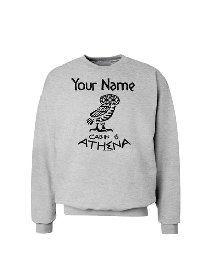 Personalized Cabin 6 Athena Sweatshirt by-Sweatshirts-TooLoud-AshGray-Small-Davson Sales