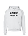 Personalized Captain Hoodie Sweatshirt-Hoodie-TooLoud-White-Small-Davson Sales