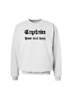 Personalized Captain Sweatshirt-Sweatshirt-TooLoud-White-Small-Davson Sales
