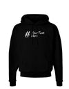 Personalized Hashtag Dark Hoodie Sweatshirt by TooLoud-Hoodie-TooLoud-Black-Small-Davson Sales