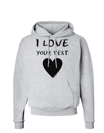 Personalized I Love Customized Hoodie Sweatshirt-Hoodie-TooLoud-AshGray-Small-Davson Sales