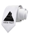 Personalized Matching Elf Family Design - Your Text Printed White Necktie