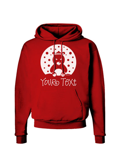 Personalized Matching Polar Bear Family Design - Your Text Dark Hoodie Sweatshirt-Hoodie-TooLoud-Red-Small-Davson Sales