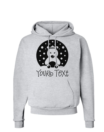 Personalized Matching Polar Bear Family Design - Your Text Hoodie Sweatshirt-Hoodie-TooLoud-AshGray-Small-Davson Sales