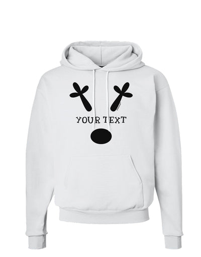 Personalized Matching Reindeer Family Design - Your Text Hoodie Sweatshirt-Hoodie-TooLoud-White-Small-Davson Sales