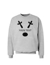 Personalized Matching Reindeer Family Design - Your Text Sweatshirt-Sweatshirts-TooLoud-AshGray-Small-Davson Sales