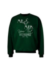 Personalized Mr and Mrs -Name- Established -Date- Design Adult Dark Sweatshirt-Sweatshirts-TooLoud-Deep-Forest-Green-Small-Davson Sales