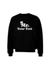 Personalized Mr Classy Adult Dark Sweatshirt by TooLoud-Sweatshirts-TooLoud-Black-Small-Davson Sales