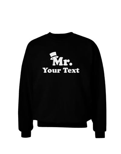 Personalized Mr Classy Adult Dark Sweatshirt by TooLoud-Sweatshirts-TooLoud-Black-Small-Davson Sales