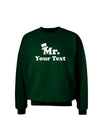 Personalized Mr Classy Adult Dark Sweatshirt by TooLoud-Sweatshirts-TooLoud-Deep-Forest-Green-Small-Davson Sales