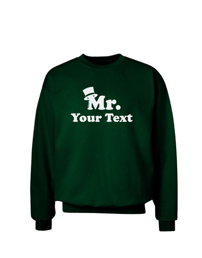 Personalized Mr Classy Adult Dark Sweatshirt by TooLoud-Sweatshirts-TooLoud-Deep-Forest-Green-Small-Davson Sales