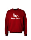 Personalized Mr Classy Adult Dark Sweatshirt by TooLoud-Sweatshirts-TooLoud-Deep-Red-Small-Davson Sales