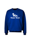 Personalized Mr Classy Adult Dark Sweatshirt by TooLoud-Sweatshirts-TooLoud-Deep-Royal-Blue-Small-Davson Sales