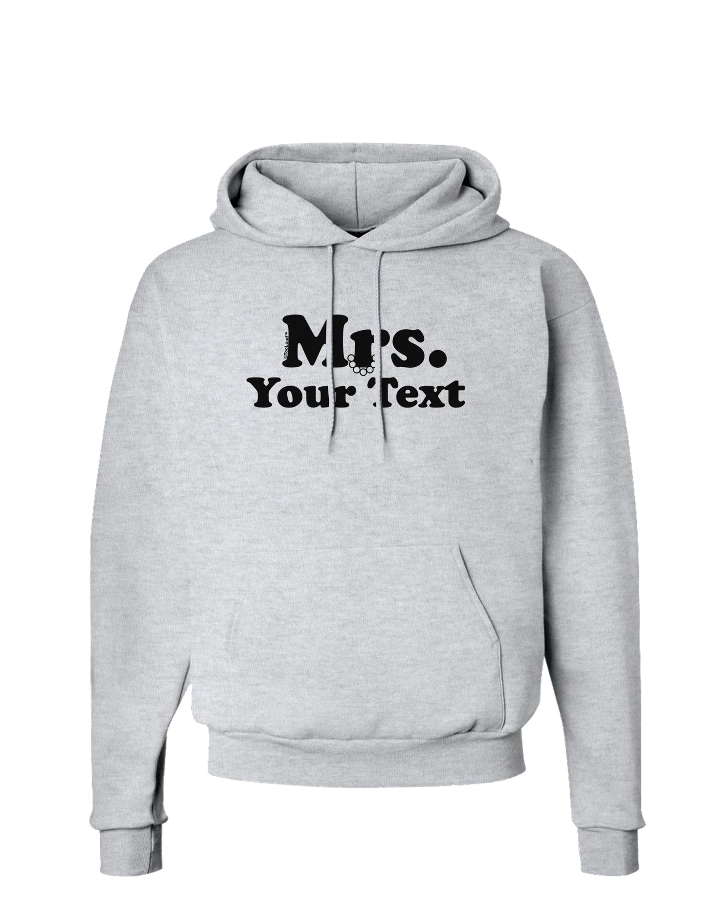Personalized Mrs Classy Hoodie Sweatshirt by TooLoud-Hoodie-TooLoud-AshGray-Small-Davson Sales