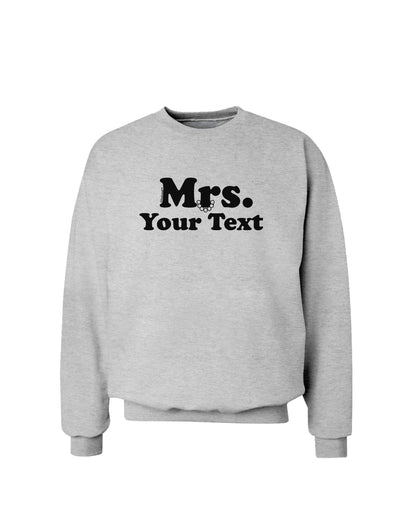 Personalized Mrs Classy Sweatshirt by TooLoud-Sweatshirts-TooLoud-AshGray-Small-Davson Sales