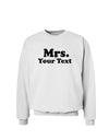 Personalized Mrs Classy Sweatshirt by TooLoud-Sweatshirts-TooLoud-White-Small-Davson Sales