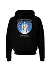 Personalized My First Christmas Snowbaby Blue Dark Hoodie Sweatshirt-Hoodie-TooLoud-Black-Small-Davson Sales