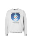Personalized My First Christmas Snowbaby Blue Sweatshirt-Sweatshirts-TooLoud-White-Small-Davson Sales
