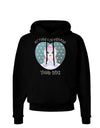 Personalized My First Christmas Snowbaby Girl Dark Hoodie Sweatshirt-Hoodie-TooLoud-Black-Small-Davson Sales