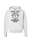 Personalized -Name- Bachelorette Party Drinking Team Hoodie Sweatshirt-Hoodie-TooLoud-White-Small-Davson Sales