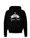 Personalized Princess -Name- Design Dark Hoodie Sweatshirt-Hoodie-TooLoud-Black-Small-Davson Sales