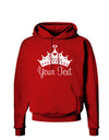 Personalized Princess -Name- Design Dark Hoodie Sweatshirt-Hoodie-TooLoud-Red-Small-Davson Sales