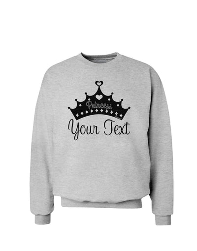 Personalized Princess -Name- Design Sweatshirt-Sweatshirts-TooLoud-AshGray-Small-Davson Sales