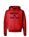 Personalized Property Of Hoodie Sweatshirt-Hoodie-TooLoud-Red-Small-Davson Sales