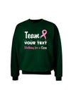 Personalized Team -Name- Breast Cancer Walk - Walking for a Cure Adult Dark Sweatshirt-Sweatshirts-TooLoud-Deep-Forest-Green-Small-Davson Sales