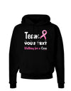 Personalized Team -Name- Breast Cancer Walk - Walking for a Cure Dark Hoodie Sweatshirt-Hoodie-TooLoud-Black-Small-Davson Sales
