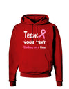 Personalized Team -Name- Breast Cancer Walk - Walking for a Cure Dark Hoodie Sweatshirt-Hoodie-TooLoud-Red-Small-Davson Sales