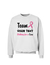 Personalized Team -Name- Breast Cancer Walk - Walking for a Cure Sweatshirt-Sweatshirts-TooLoud-White-Small-Davson Sales