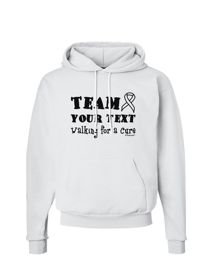 Personalized Team -Name- Walking for a Cure Hoodie Sweatshirt-Hoodie-TooLoud-White-Small-Davson Sales